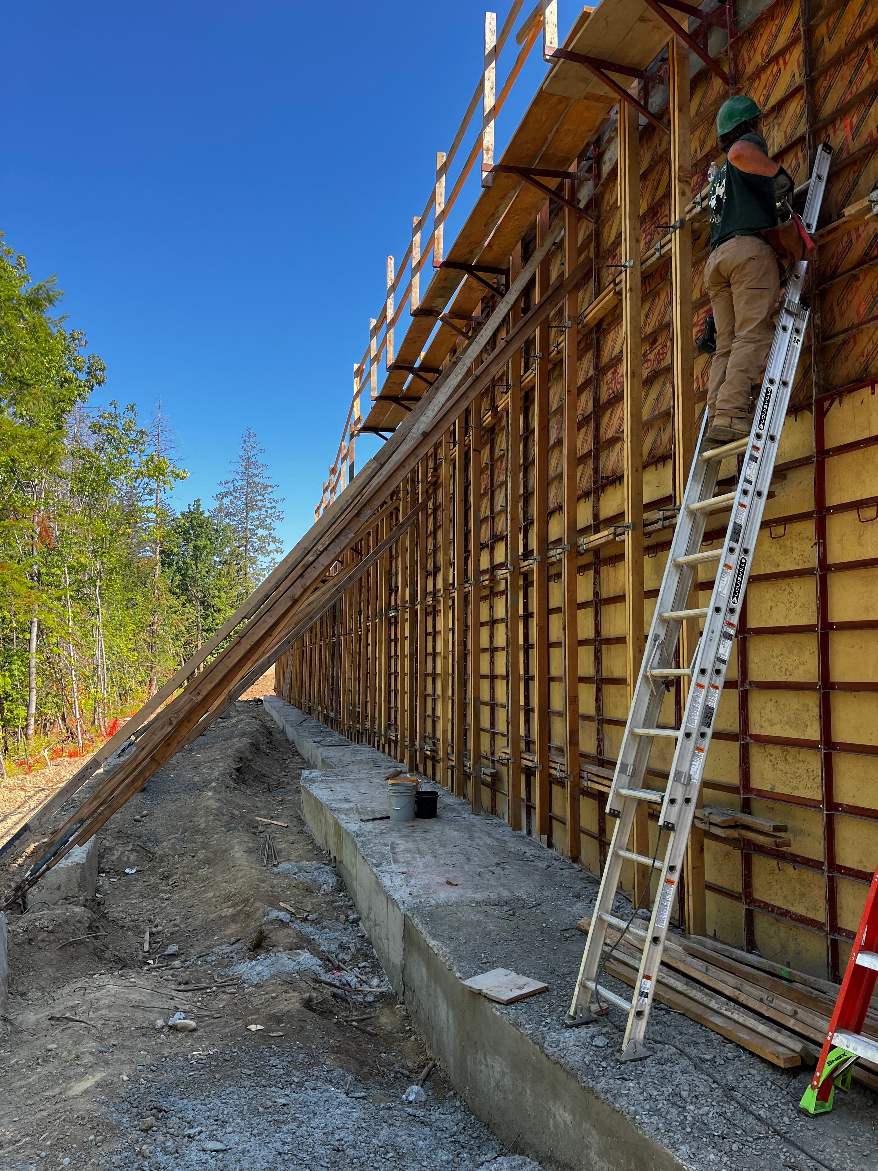 Concrete formwork construction